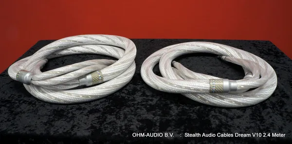 Stealth Dream V10, Single Wiring Lautsprecherkabel, 2,4 Meter : VERKAUFT