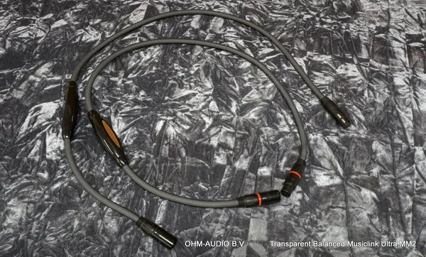 Transparent Balanced Musiclink Ultra, 1.0 meter, Nieuwstaat : SOLD