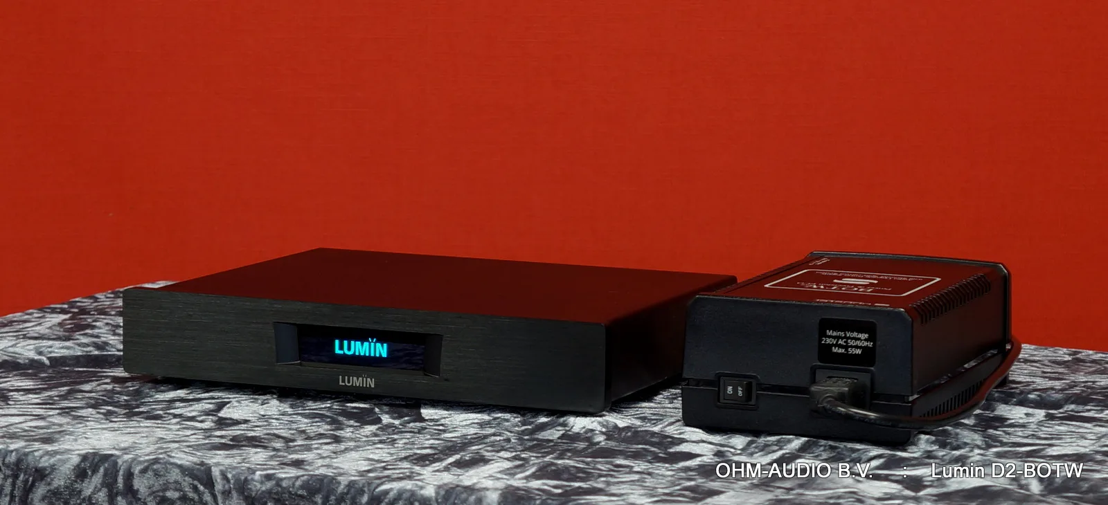 Lumin D2 + SBooster PSU, Streamer mit integriertem DAC und externe lineare Stromversorgung : VERKAUFT