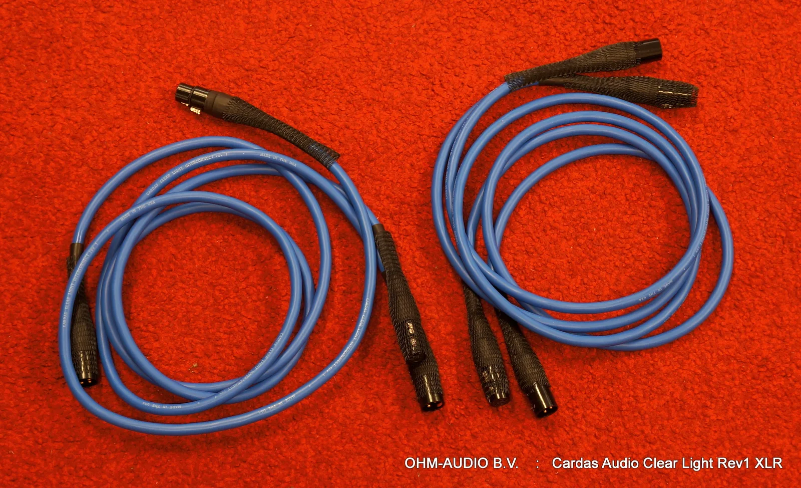 SOLD : Cardas Audio Clear Light Rev1 XLR, Gebalanceerde Analoge Interlink, 1.5 Meter