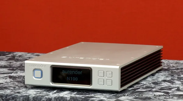 Aurender N100H Audio Server/Streamer, Incl. 2Tb Interne Opslag, Zilver, Nieuwstaat, Occasion : SOLD