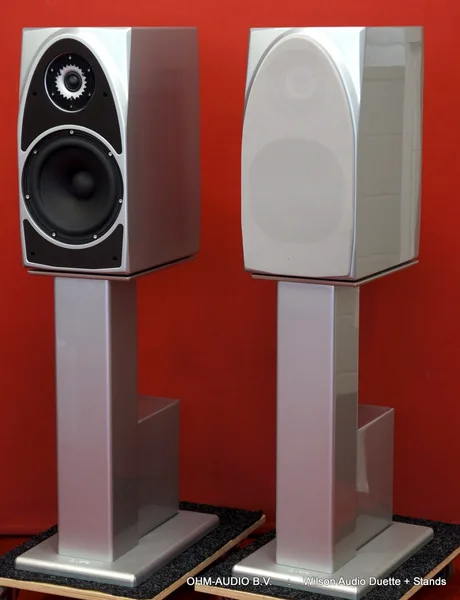Wilson Audio Duette + Wilson Duette Stands in Desert Silver : VENDU