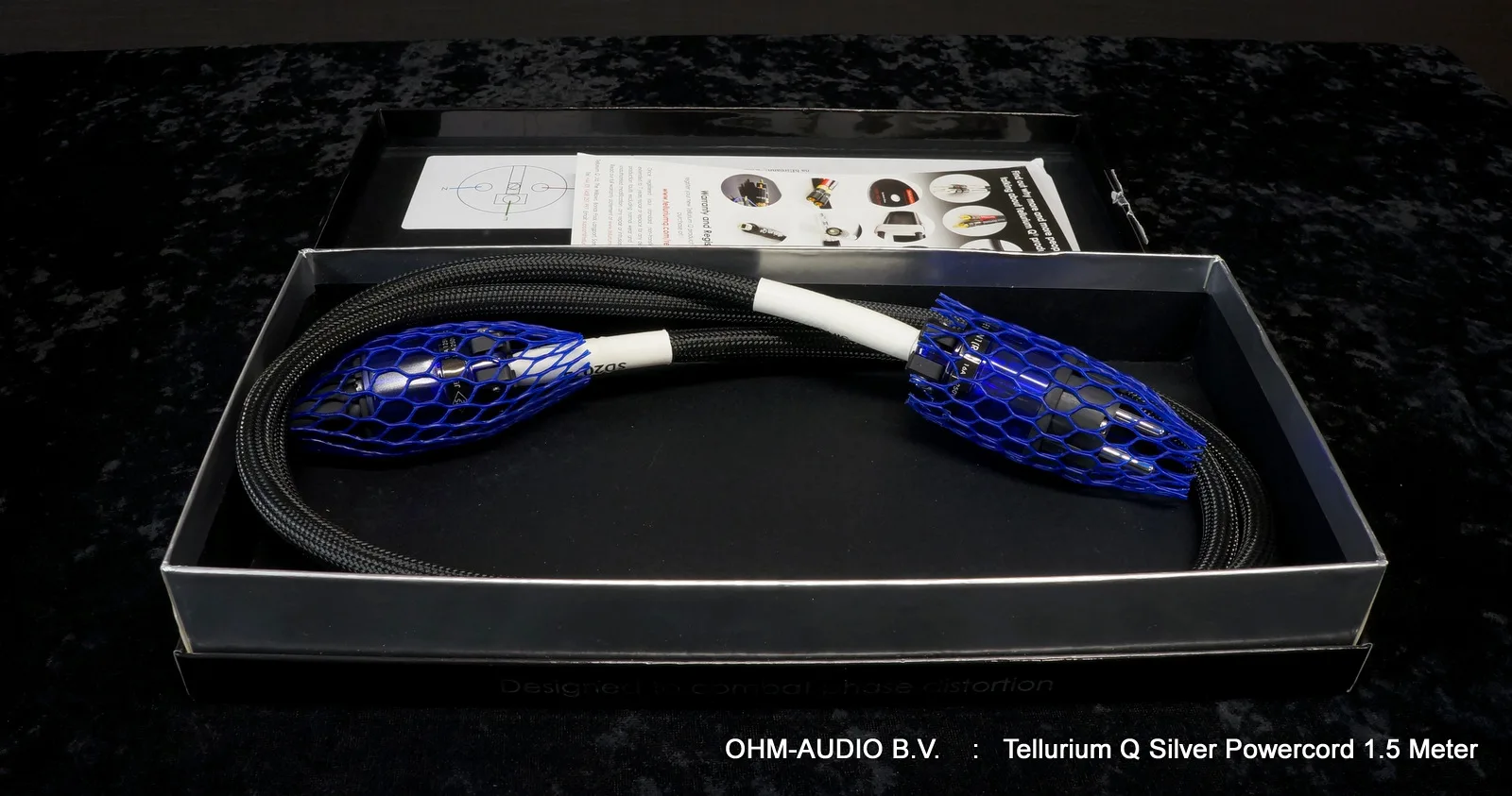 Tellurium Q Silver Power, Netzkabel, 1,5 Meter, Inklusive Original Verpackung : VERKAUFT