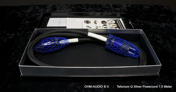 Tellurium Q Silver Power, Netzkabel, 1,5 Meter, Inklusive Original Verpackung : VERKAUFT