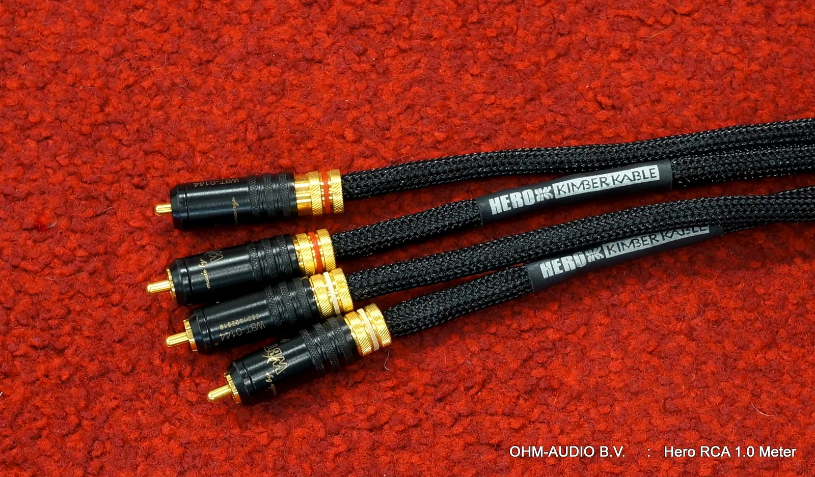 Kimber Kable Hero mit WBT-0114 Steckern, analoges RCA Interlink, 1,0 Meter : AUSVERKAUFT