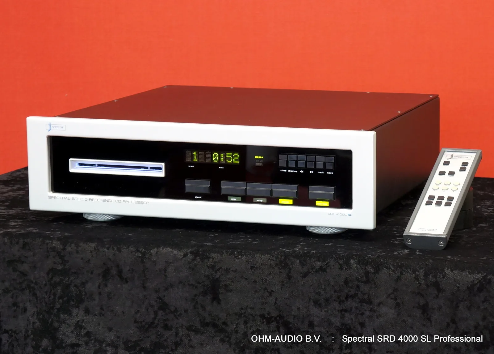 Lecteur CD Professionnel Spectral SDR 4000 SL, État Neuf et Complet : VENDU en Allemagne
