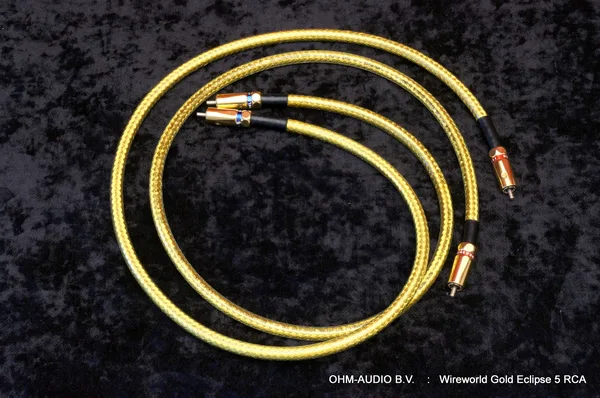 Wireworld Gold Eclipse 5, Interconnexion Analogique Asymétrique, 1.0 Mètre : VENDU