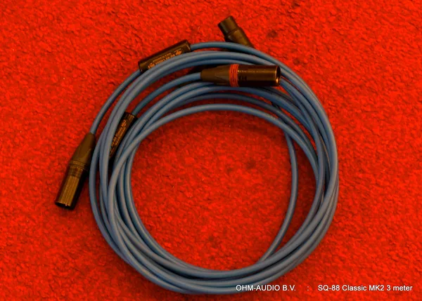 Siltech SQ-88 Classic MK2 XLR, Interconnexion Analogique Équilibrée, 3.0 Mètres : VENDU