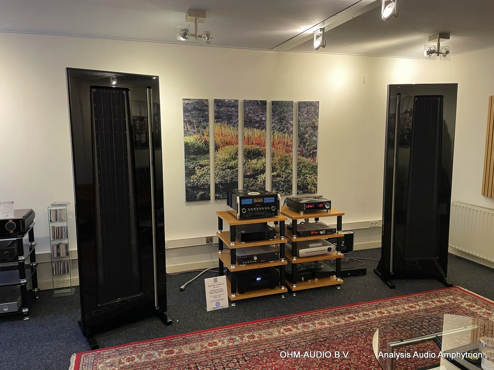 Analysis Audio Amphitryon, Piano Black, Reference Planar Loudspeaker, New