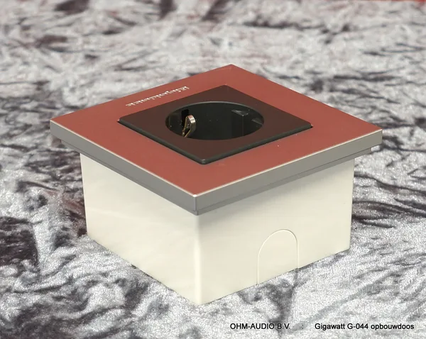 Aufputzbox für Gigawatt G-044 Single Wandsteckdose