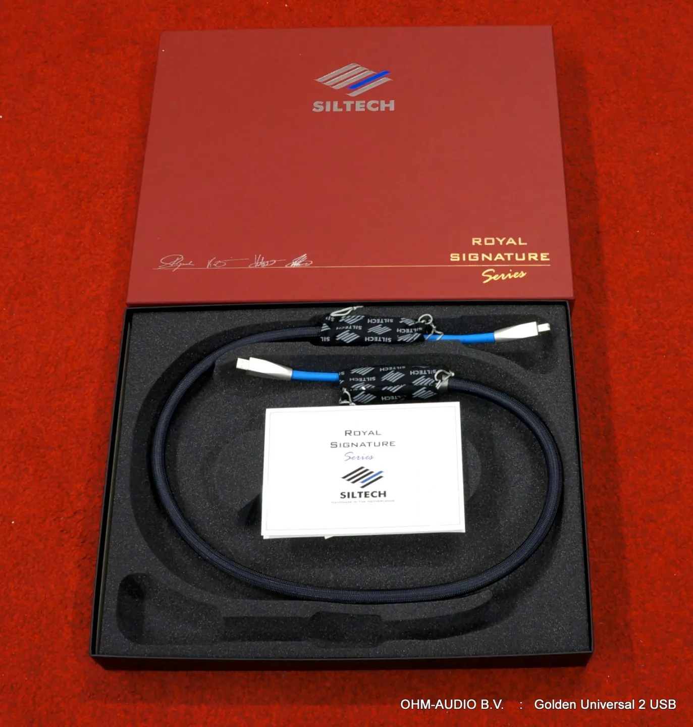 Siltech Golden Universal II USB, 1,5 Meter, Neuware, Inkl. OVP & Zertifikat : VERKAUFT