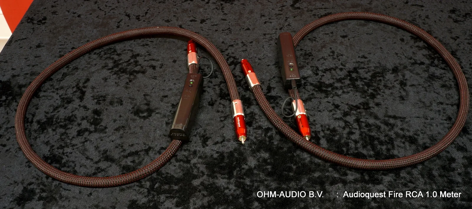 AudioQuest Fire RCA, Analoge Interlink, 1,0 Meter, Inklusive OVP, Neuzustand : SOLD