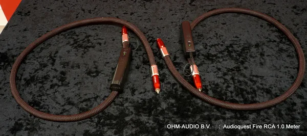 AudioQuest Fire RCA, Analoge Interlink, 1,0 Meter, Inklusive OVP, Neuzustand : SOLD