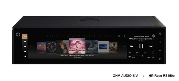 Hifi Rose RS150b, Black, Multimedia Streamer, Gloednieuw in Onuitgepakte Doos : DEMO