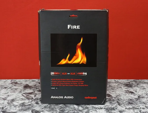 AudioQuest Fire XLR, Gebalanceerde Analoge Interlink, 1.5 Meter, Originele Verpakking, Nieuwstaat, Occasion