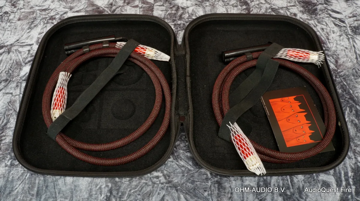 AudioQuest Fire XLR, Balanced Analog Interlink, 1.5 Meter, Original Packaging, Like New, Used