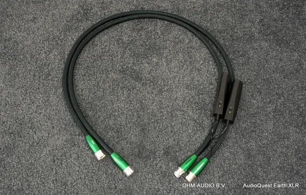 AudioQuest Earth, Analog Interlink, XLR 0.5 Meter : SOLD to Belgium