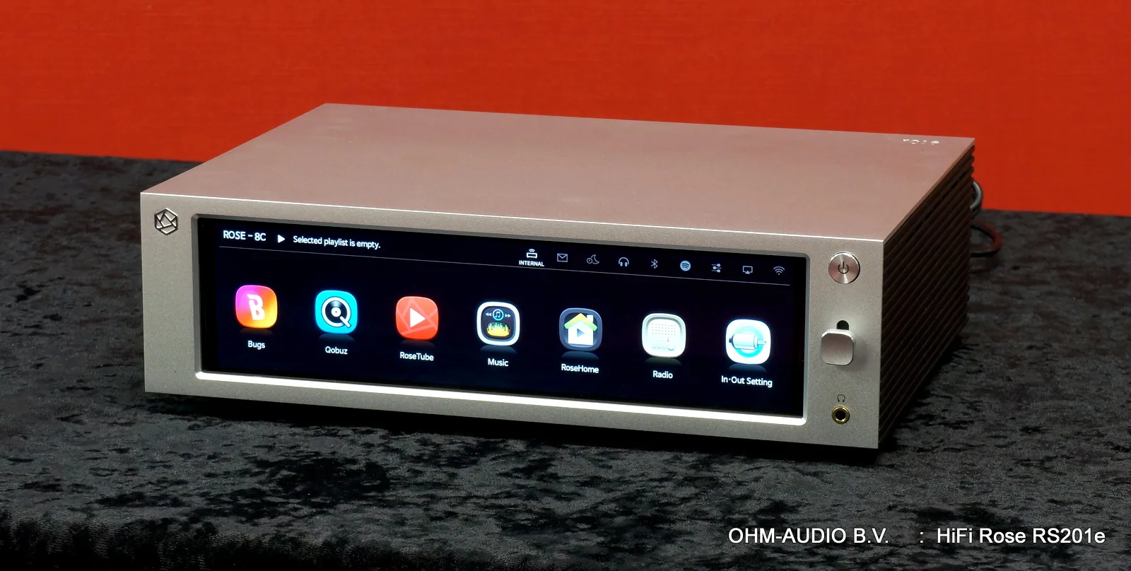 Hifi Rose RS201e Multimedia Streamer/Amplificateur, 2 x 100 Watt : RUPTURE DE STOCK