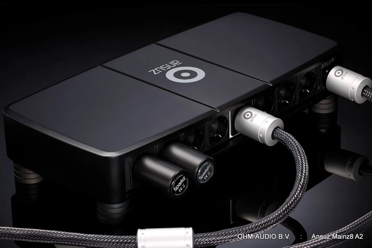 Ansuz Mainz8 A2, Powerdistributor 1 Eingang, 8 Ausgänge, Star Grounding, Active Tesla Coil : AUSVERKAUFT