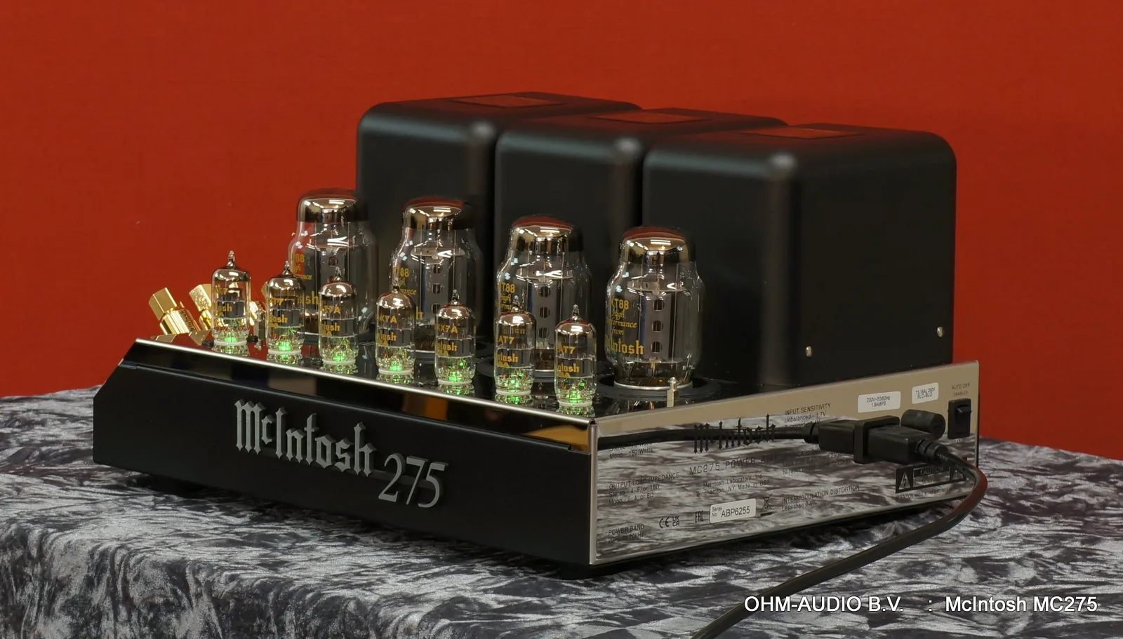 McIntosh MC275 (MKVI), Tube Stereo Power Amplifier, 2 x 75 Watt : DEMO