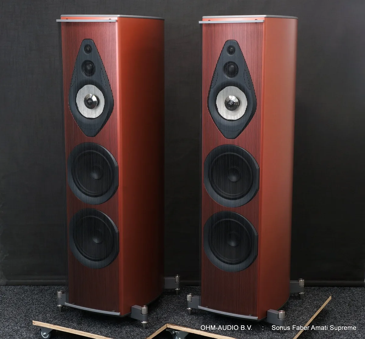 Sonus Faber Amati Supreme, Terra Rossa, Demo-Set, neuwertig und komplett