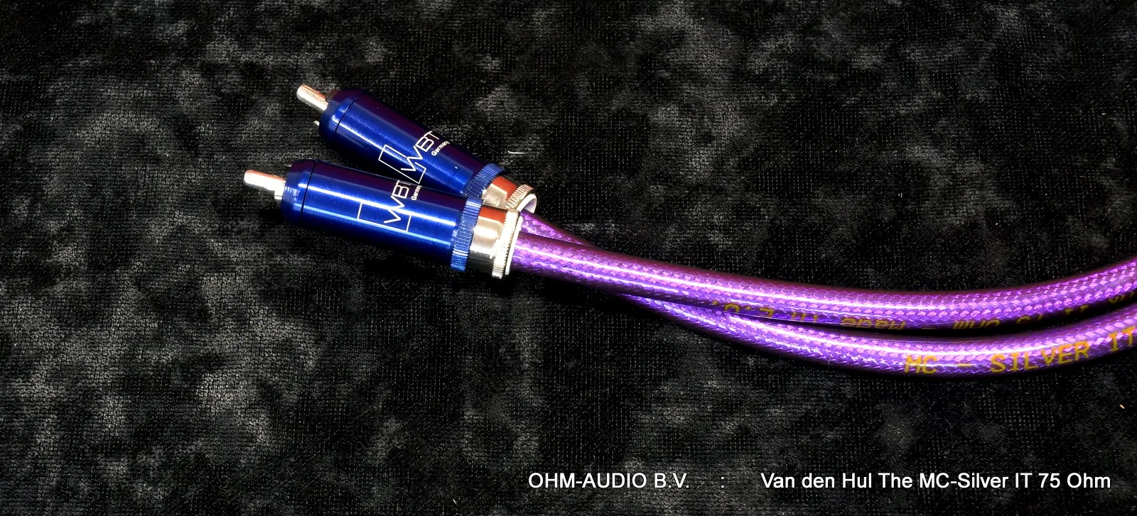 Van den Hul The MC Silver MK2 75 Ohm RCA, Interconnexion Numérique, Connecteurs WBT 0110 Ag : VENDU