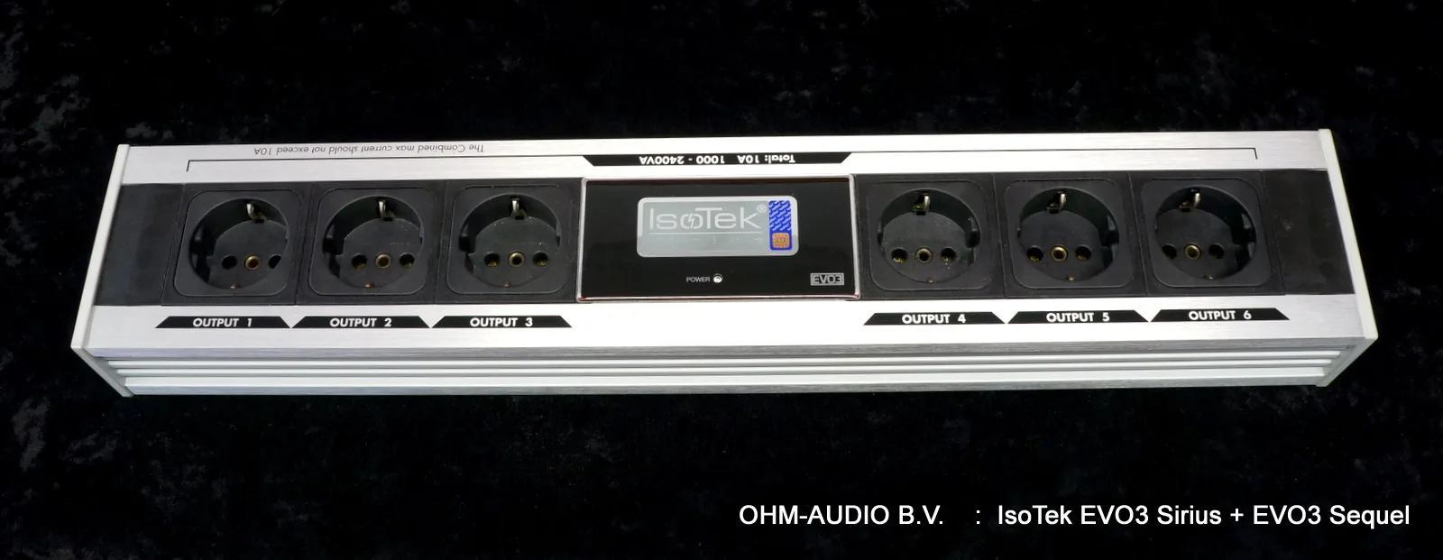 Isotek EVO3 Sirius inclusief Isotek EVO3 Sequel Powercord, Stekkerblok met Filtering : SOLD