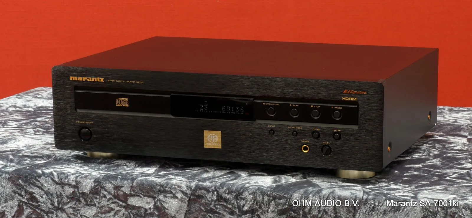 Marantz SA7001KI CD/SACD Player, Schwarz, Ausgezeichneter Zustand : SOLD to Italy