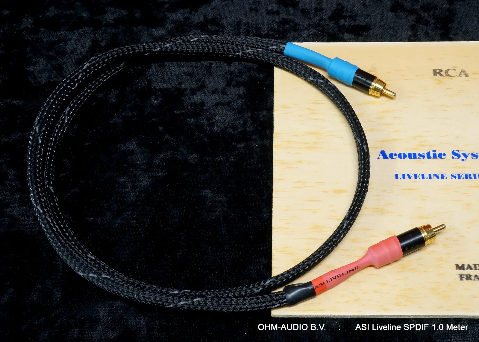 Acoustic System International (ASI) LiveLine SPDIF Coax, 1.0 Meter, OVP : SOLD