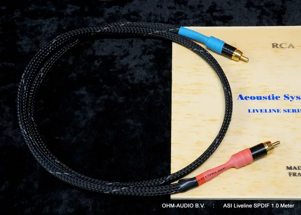 Acoustic System International (ASI) LiveLine SPDIF Coax, 1.0 Meter, OVP : SOLD