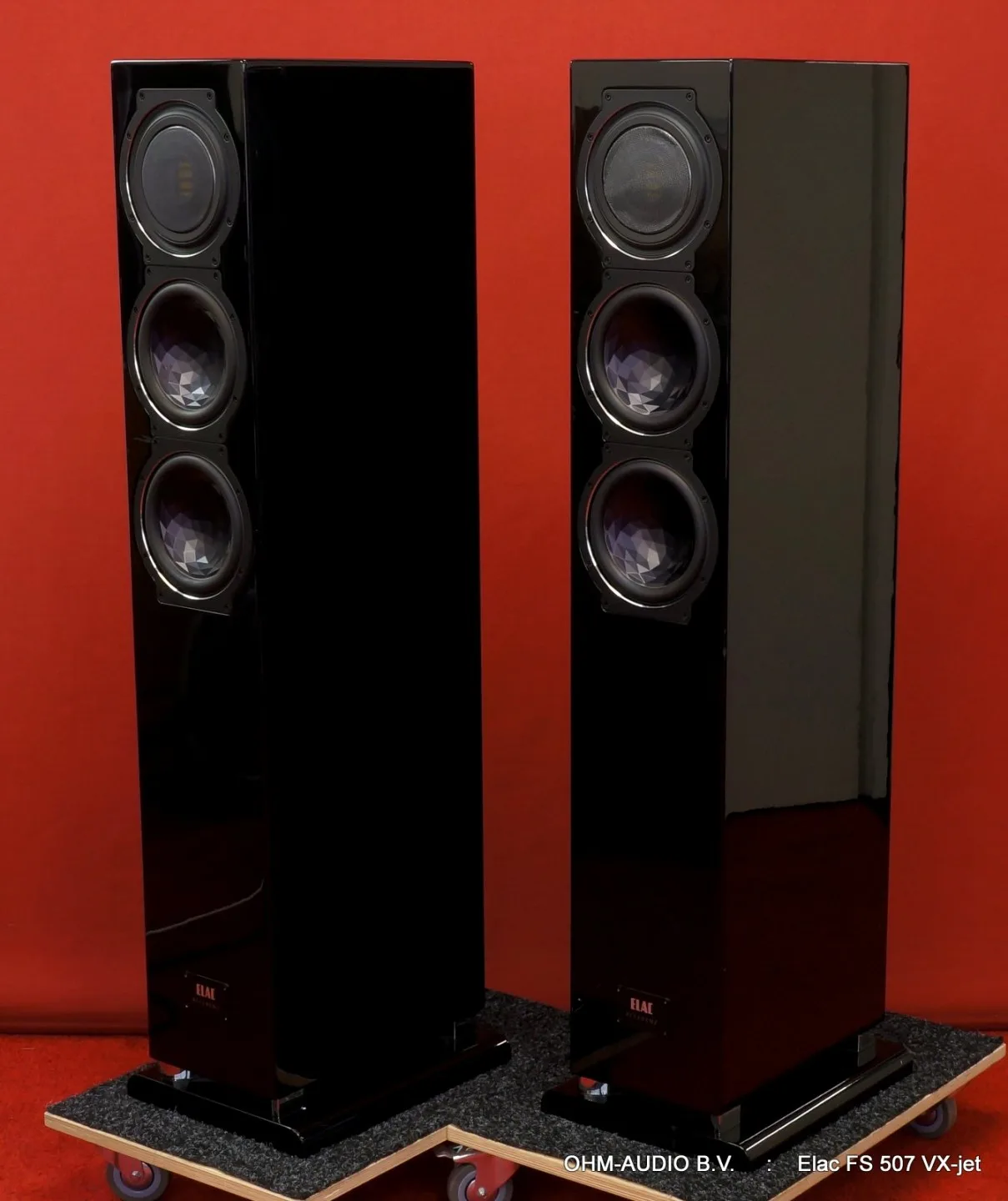 Elac FS 507 VX-JET, Noir Brillant, État d'Occasion, Très Avantageux : SOLD
