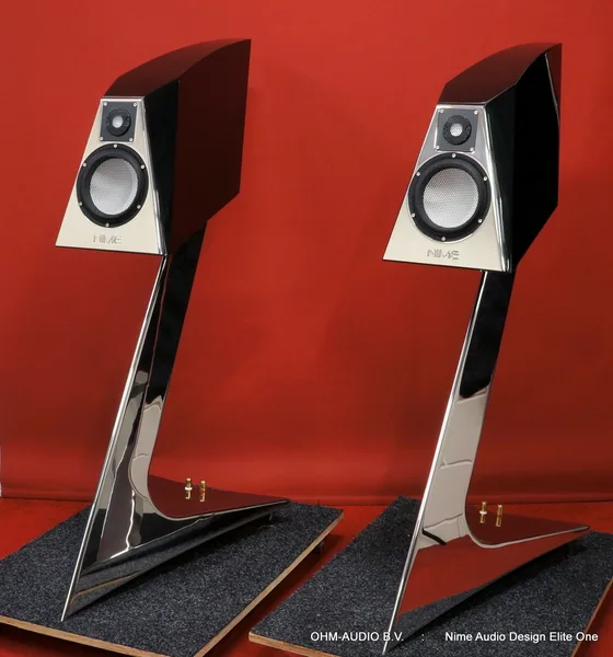 Nime Audio Design Elite One, Haut de Gamme Système de Haut-Parleurs 2-Voies, Design Italien : DÉMO