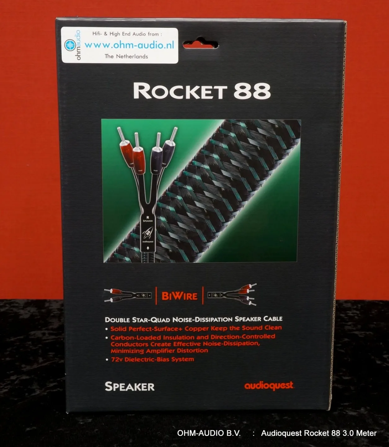 AudioQuest Rocket 88 Bi-Wire, 3,0 Meter, Inklusive Originalverpackung, Demo: VERKAUFT