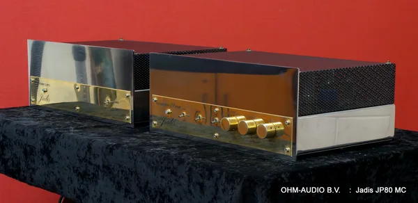 Jadis JP80MC, Préamplificateur à Tubes avec Alimentation Externe à Tubes, Entrée Phono Haut de Gamme : SOLD