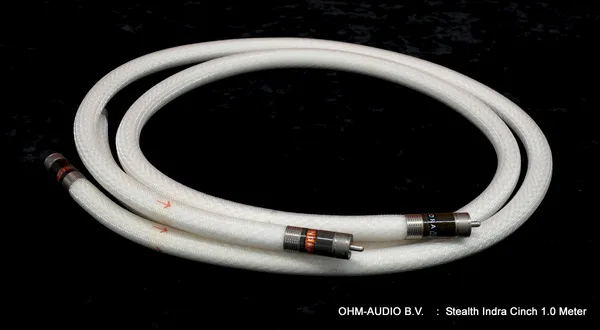 Stealth Audio, Indra V08, Cinch, 1,0 Meter, Mit Zertifikat: SOLD to France