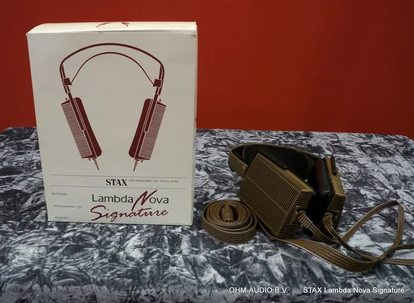 STAX Lambda Nova Signature, Elektrostatische Hoofdtelefoon, Inclusief OVP : SOLD to Denmark