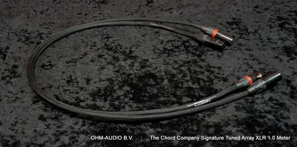 The Chord Company Signature Tuned Aray XLR, Analoge Interlink, 1.0 Meter : SOLD