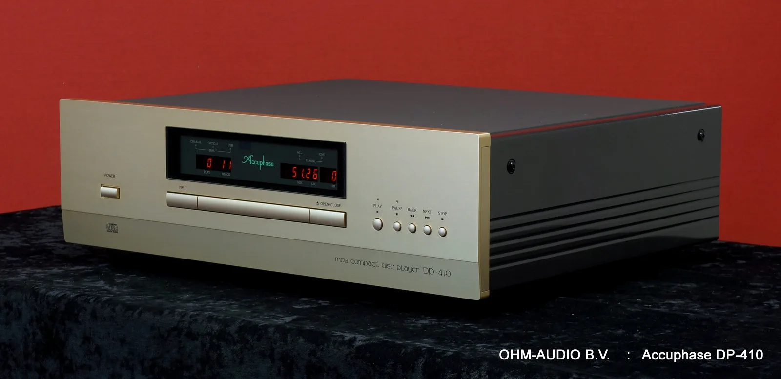 Accuphase DP-410 CD speler met Digitale Inputs, Occasion, Inclusief OVP : SOLD