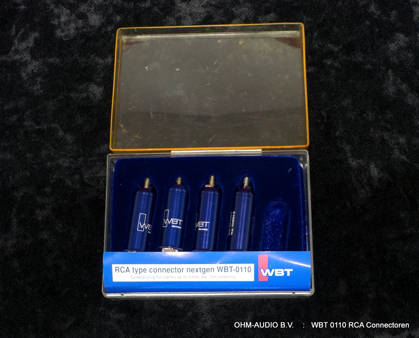WBT 0110 AG, NextGen, Silberne RCA-Stecker, Unbenutzt : VERKAUFT