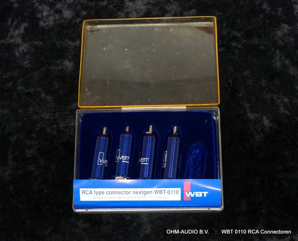 WBT 0110 AG, NextGen, Silver RCA Connectors, Unused : SOLD