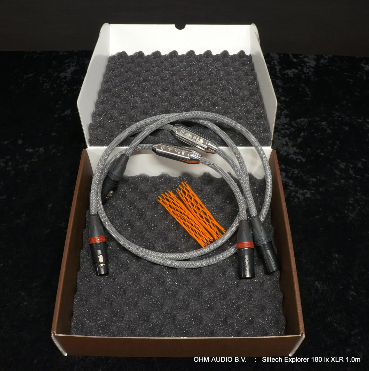 Siltech Explorer 180 iX XLR, Balanced Analog Interlink, 1.0 Meter, Used, : SOLD