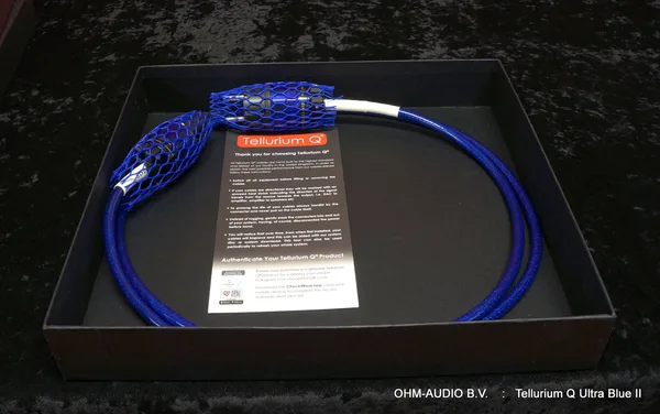 Tellurium Q Ultra Blue II, Power Cord, 1.5 Meter, Including Original Packaging : SOLD