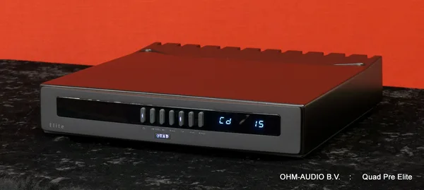 Quad Elite Pre, Preamplifier Including MM/MC Phono Input, Like New, Complete : SOLD