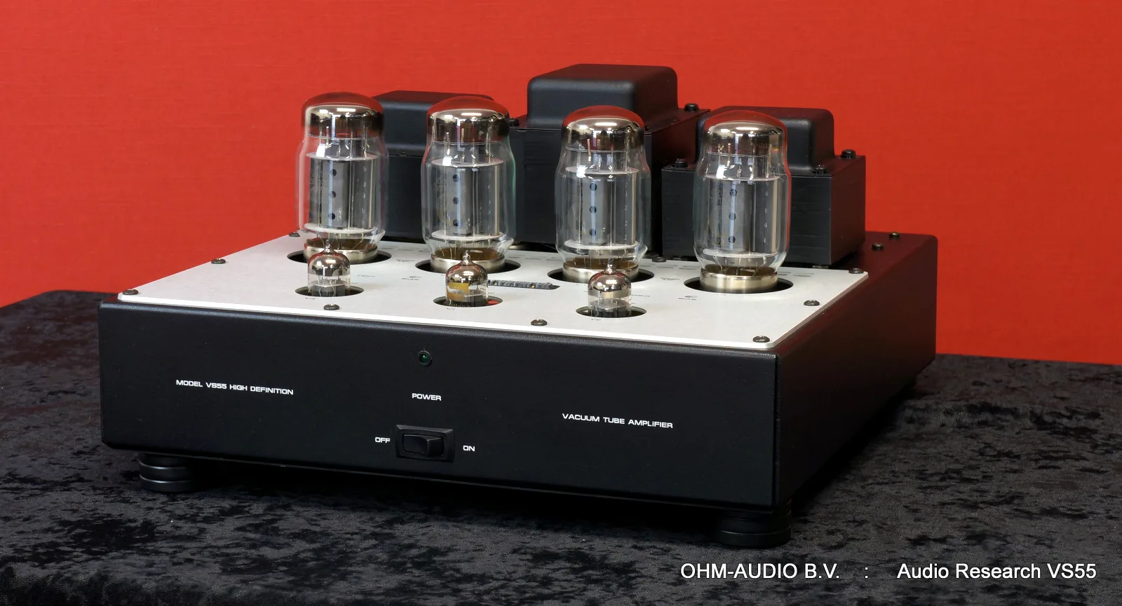 Audio Research VS55, Buizen Eindversterker, 2 x 50 Watt, EH 6550 Buizen, Inclusief OVP : SOLD
