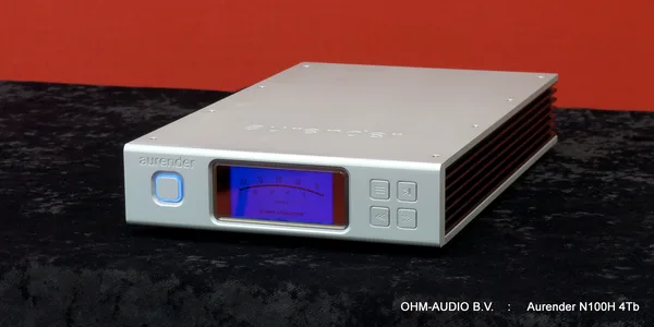 Serveur/Lecteur Audio Aurender N100H, Incl. 4Tb Stockage Interne, Noir, État Neuf, Emballage D'Origine : VENDU