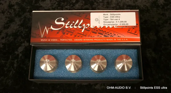 Stillpoints Ultra SS, Set von vier, Gebraucht, Originalverpackung : Verkauft