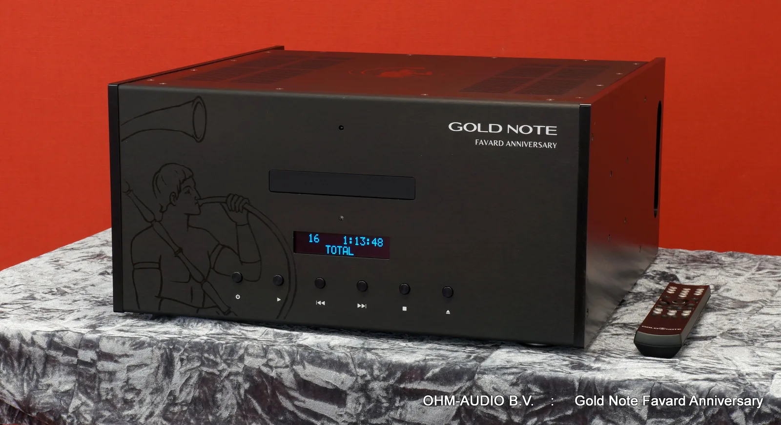 Gold Note Favard Anniversary Lecteur CD avec Fonction DAC, État neuf et complet : VENDU