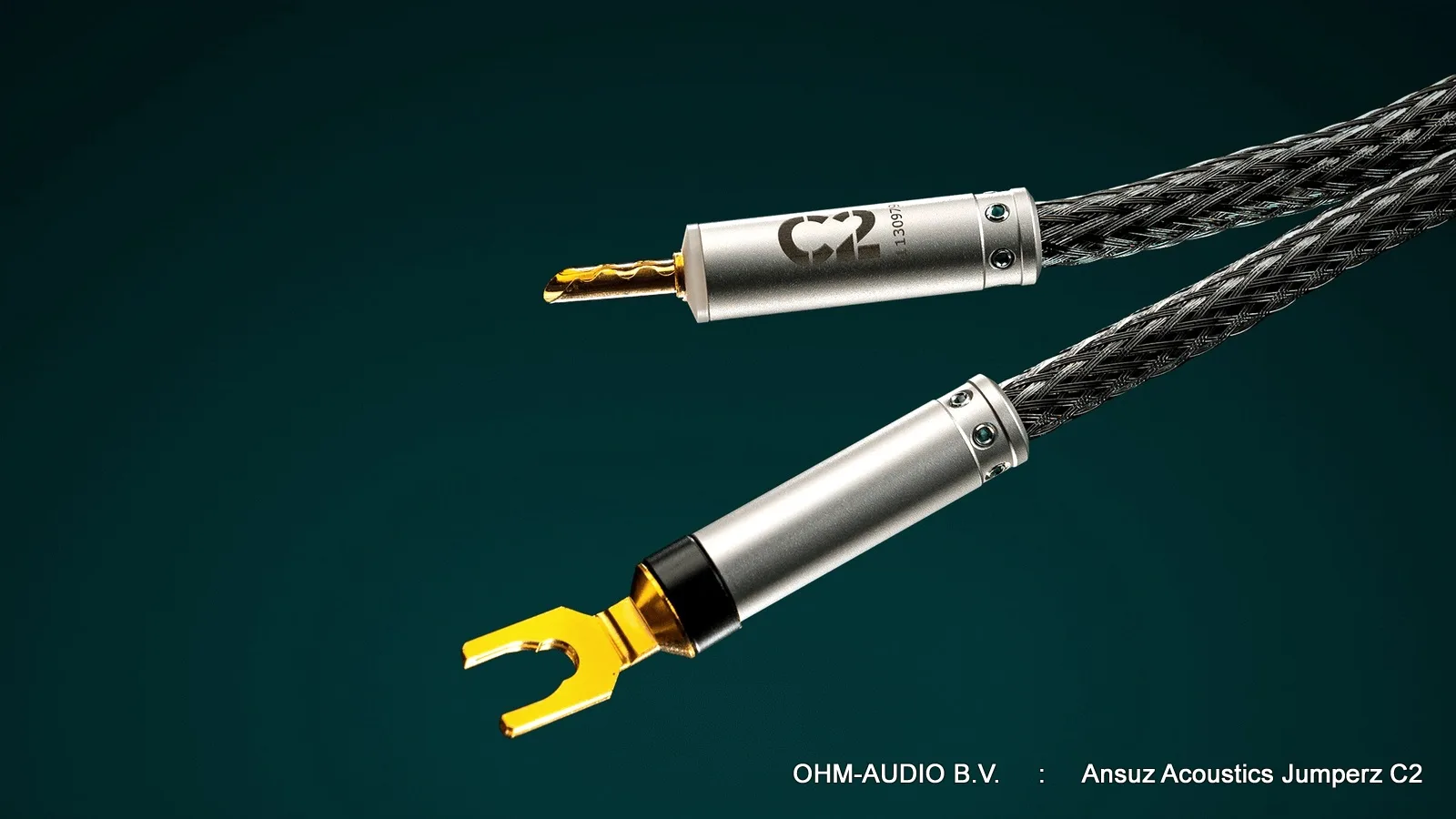 Ansuz Acoustics Jumperz C2, Bi-Wire Jumpers, 40cm, Vergulde Spades of Banaanstekkers : SOLD OUT