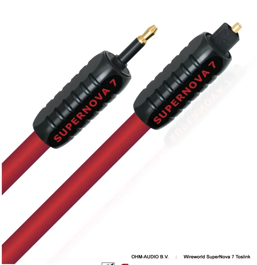 WireWorld SuperNova 7 Toslink, Optische Glasfaser Digitale Interlink, Neu