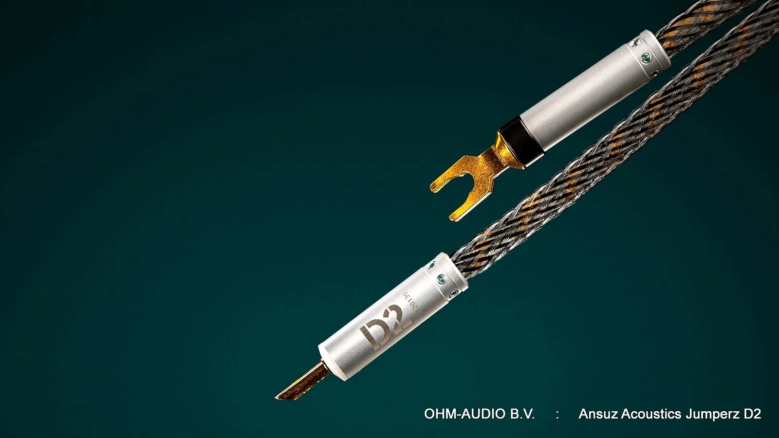 Ansuz Acoustics Jumperz D2, Bi-Wire Jumpers, 40cm, Gold-Plated Spades or Banana Plugs : SOLD OUT